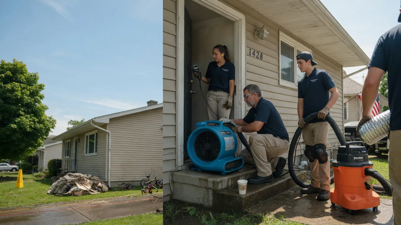 Water Damage Restoration in South Vienna, OH near me